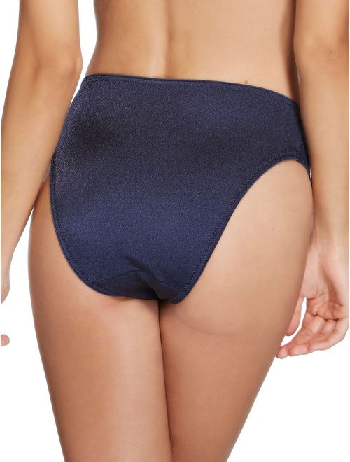 Calcinha Cavada Alta Básica Com Renda