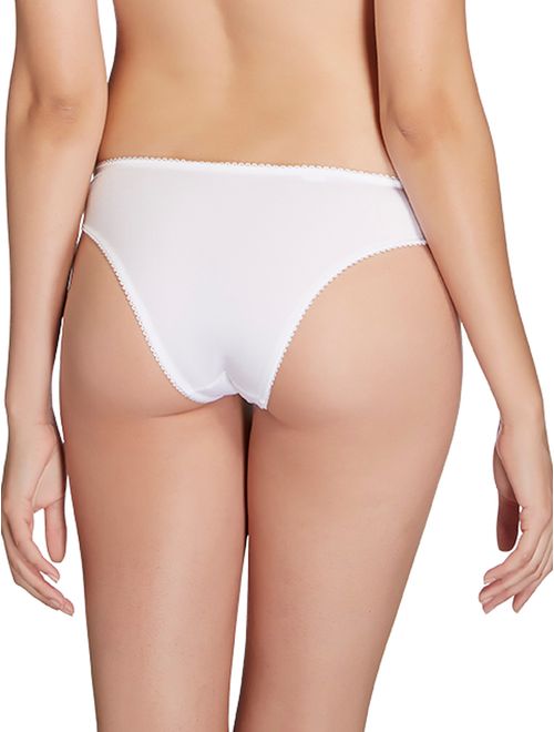 Calcinha Cavada Básica com Renda