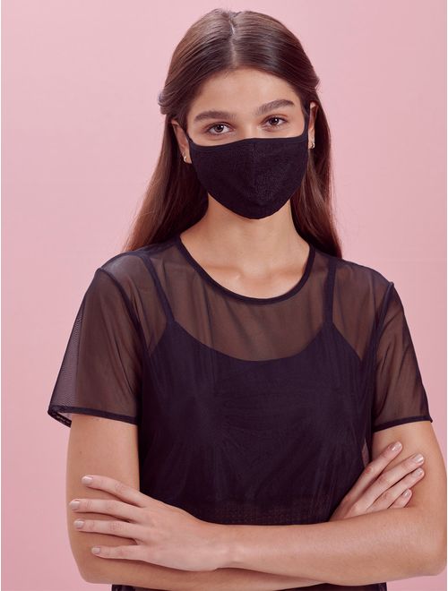 Máscara de Proteção Rendada com Forro