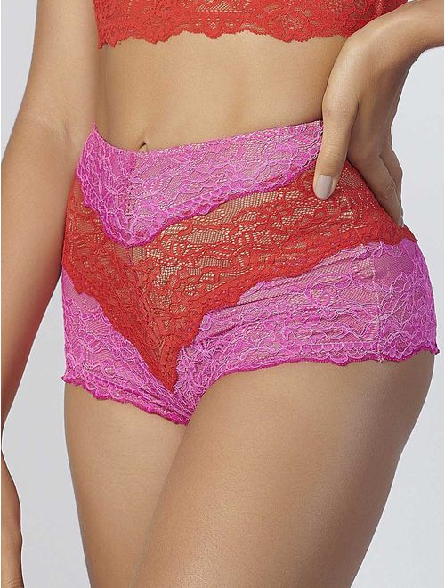 Calcinha Hot Pant Color Block