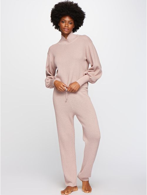 Calça Reta Tricot
