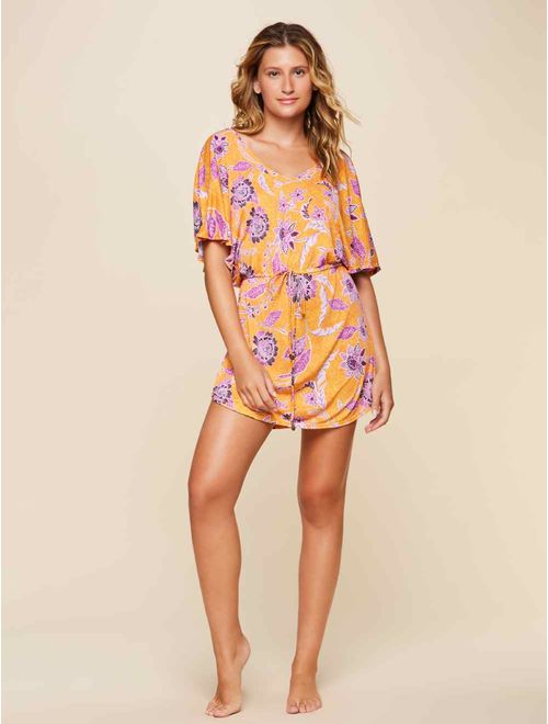 Kaftan Curto Estampado Taiti