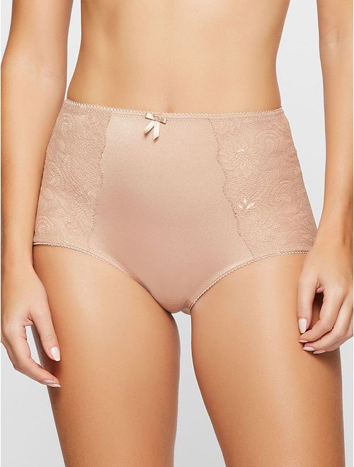 Calcinha Clássica com Laterais Largas Básica com Renda