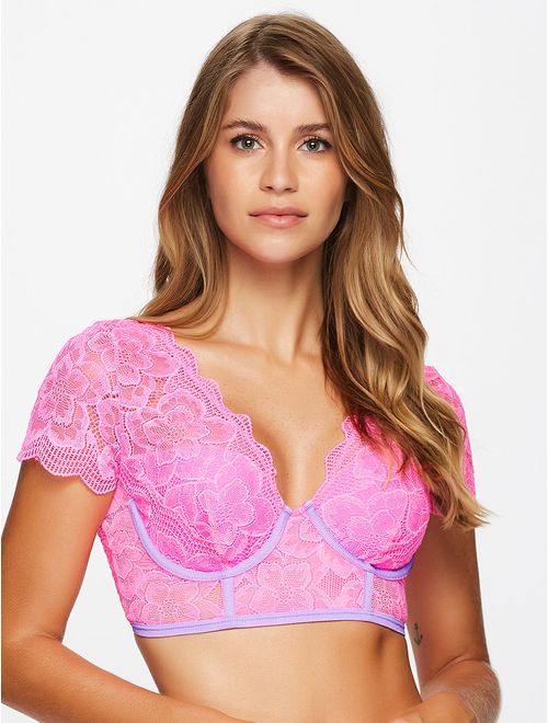 Cropped Leve com Aro Neon