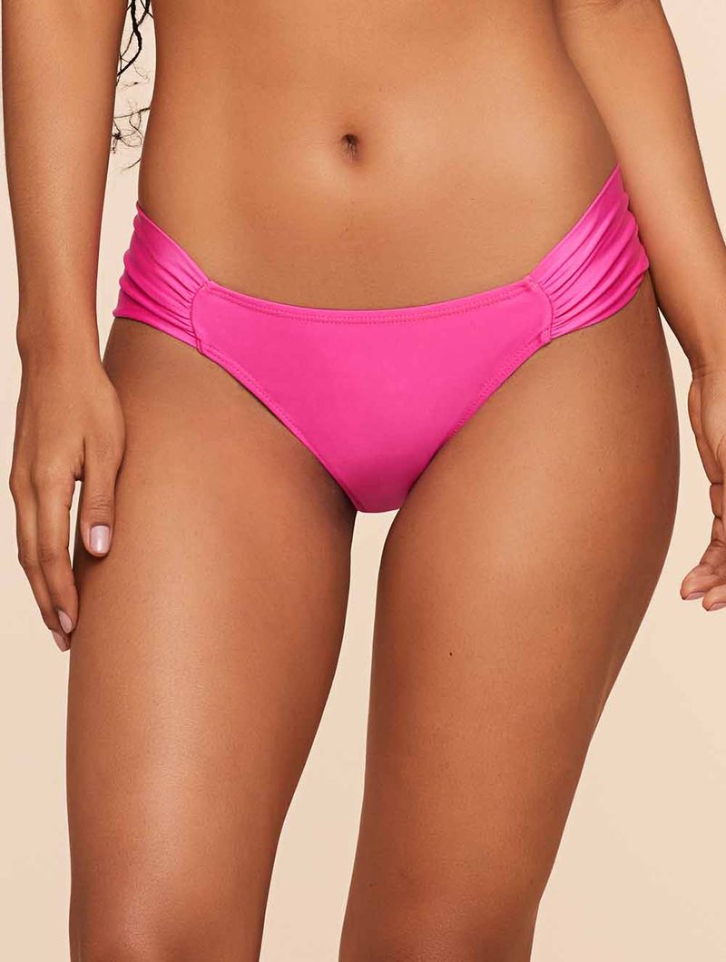 Tanga Larga Franzida Lisos Ultra Pink Agua Doce