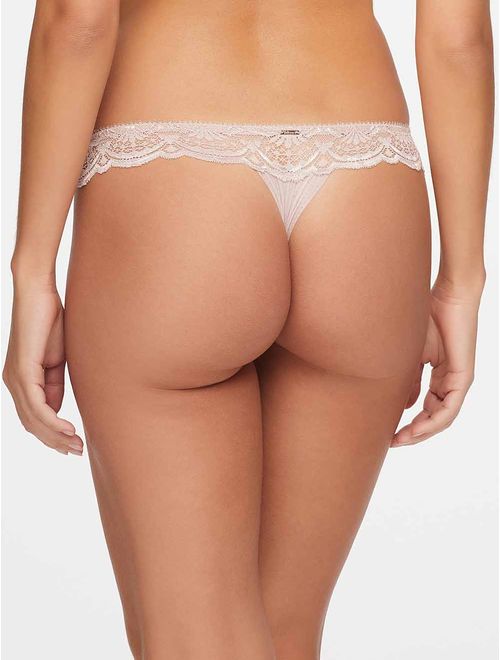 Calcinha Fio Dental Rendada Pétala