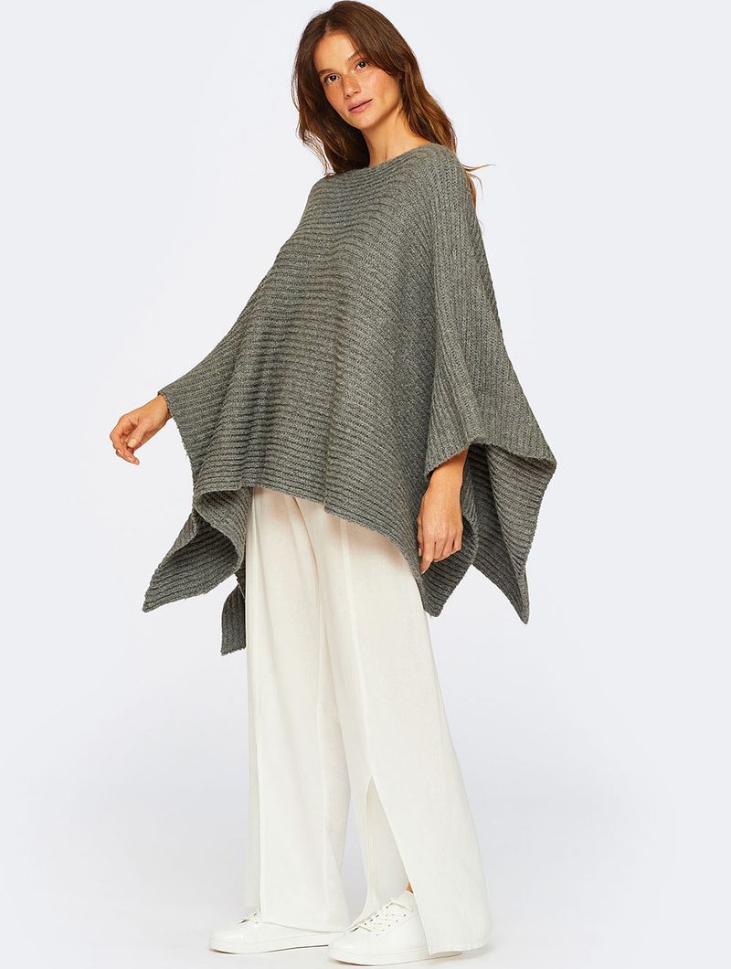 Poncho Tricot Valisere Mescla Valisere