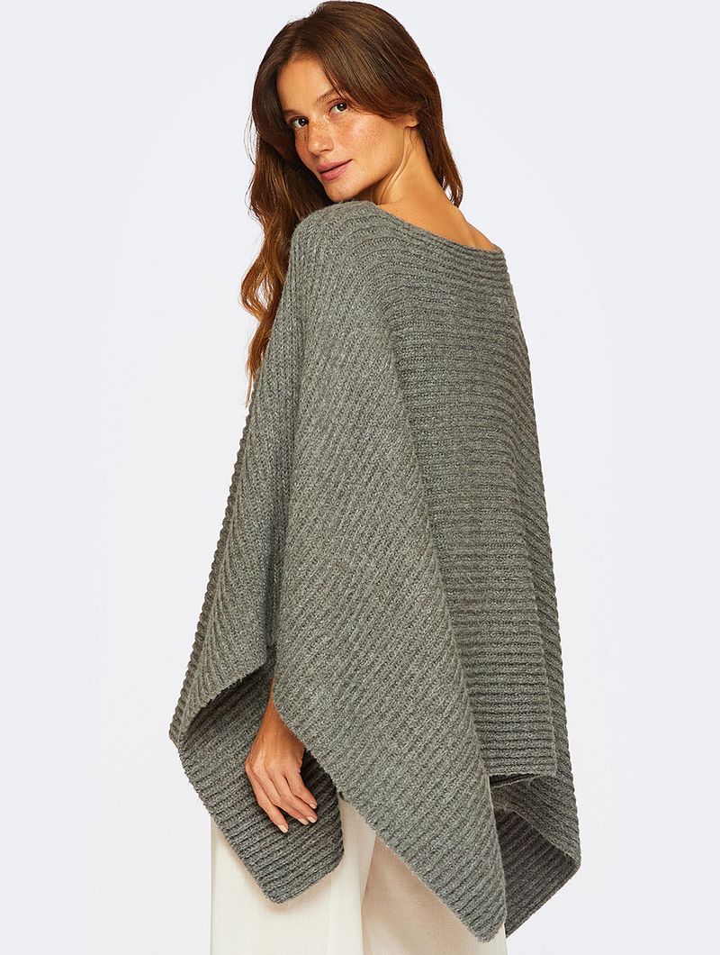 Poncho Tricot Valisere Mescla Valisere