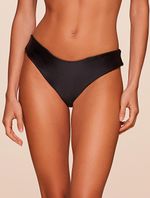 Tanga Lateral Média Lisos Básicos Preto Agua Doce