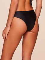 Tanga Lateral Média Lisos Básicos Preto Agua Doce