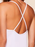Vestido Longo Lisos Saídas Branco Agua Doce