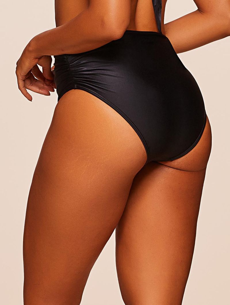 Tanga Faixa Lisos Bright Preto Agua Doce