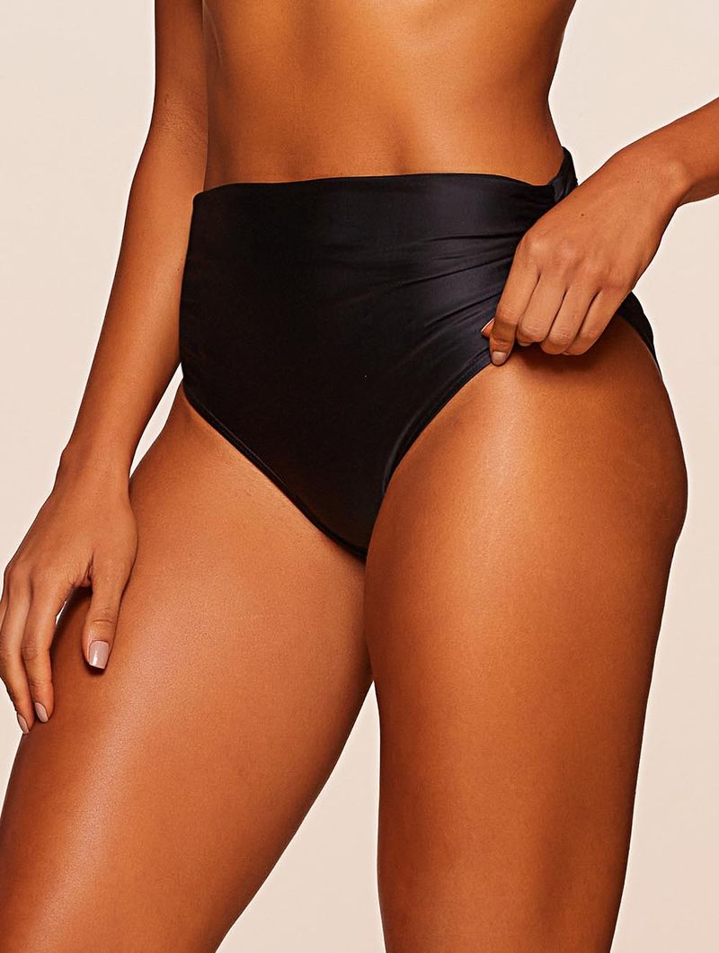 Tanga Faixa Lisos Bright Preto Agua Doce