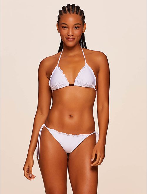 Top Cortininha + Tanga Amarradinha Ruffle Lisos