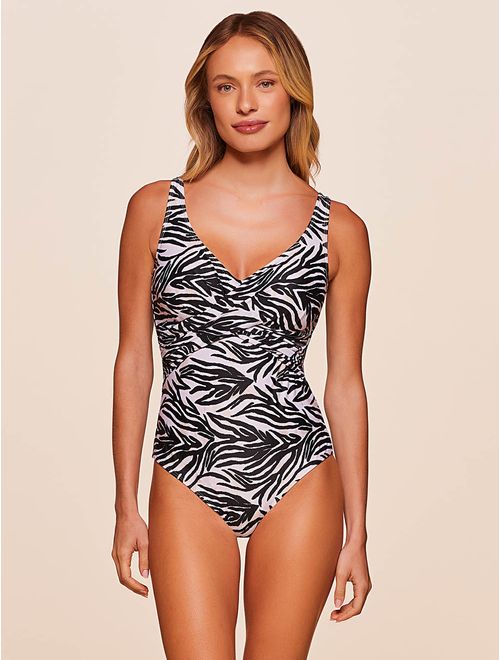 Maiô Transpassado Estampado Wild