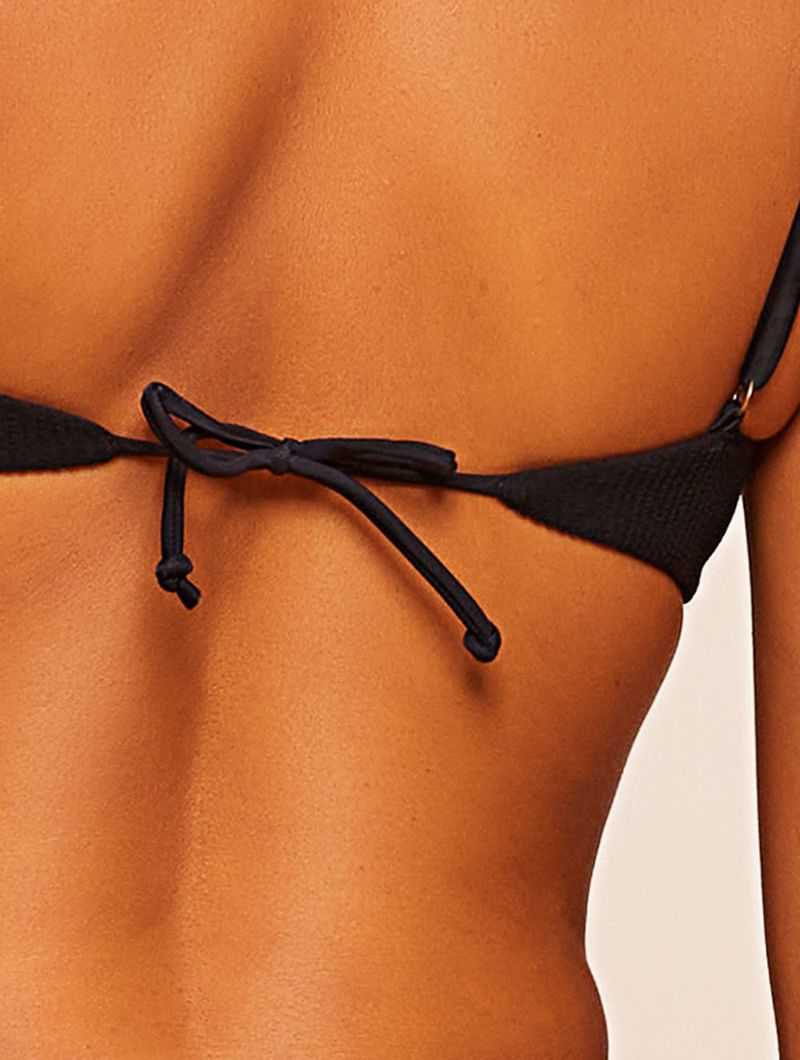 Maiô Cut Out Lisos Wild Preto Agua Doce