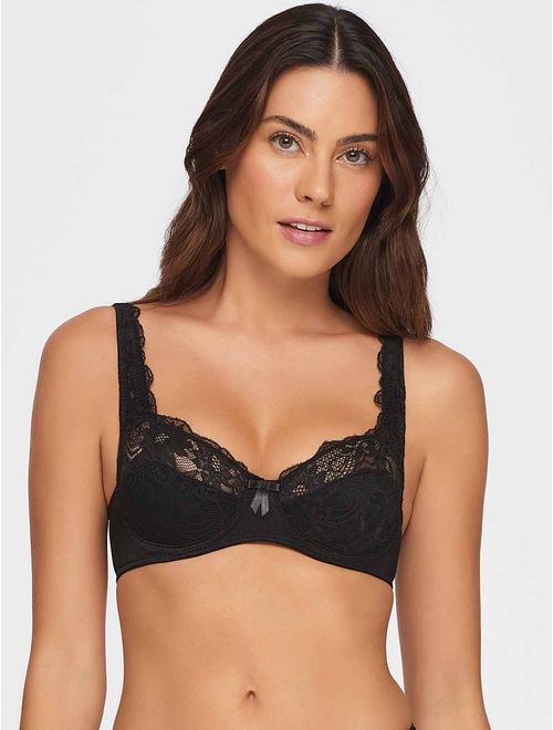 Sutiã Leve Estruturado Básico Com Renda