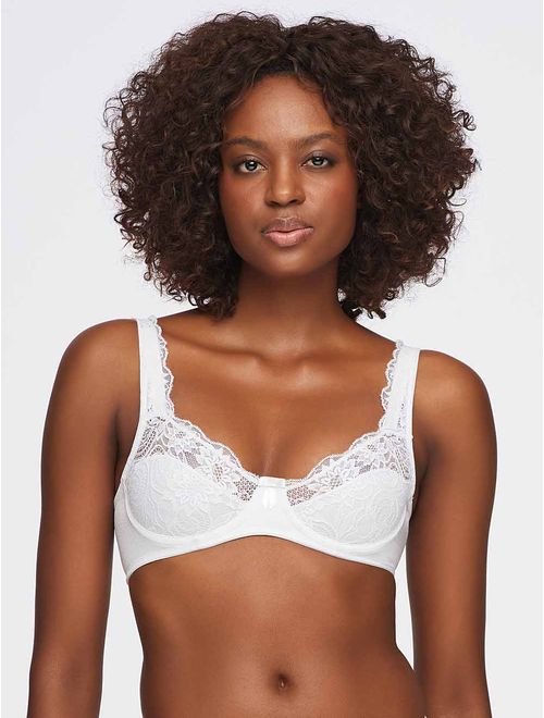 Sutiã Leve Estruturado Básico Com Renda Taça c