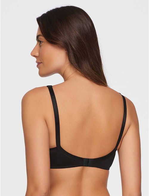 Sutiã Leve Estruturado Básico Com Renda Taça c