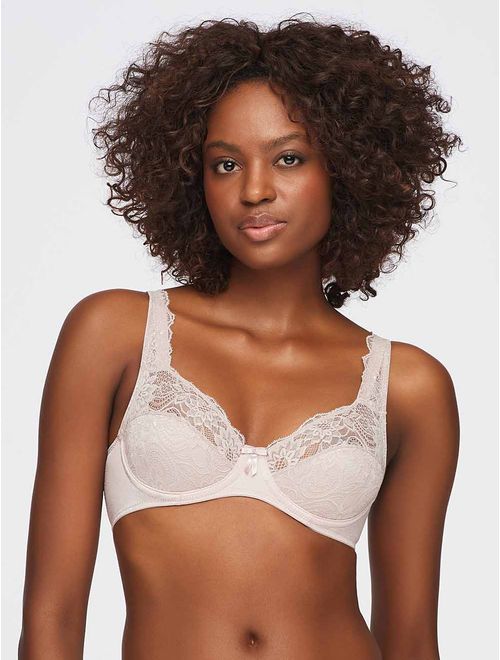 Sutiã Leve Estruturado Básico Com Renda Taça c