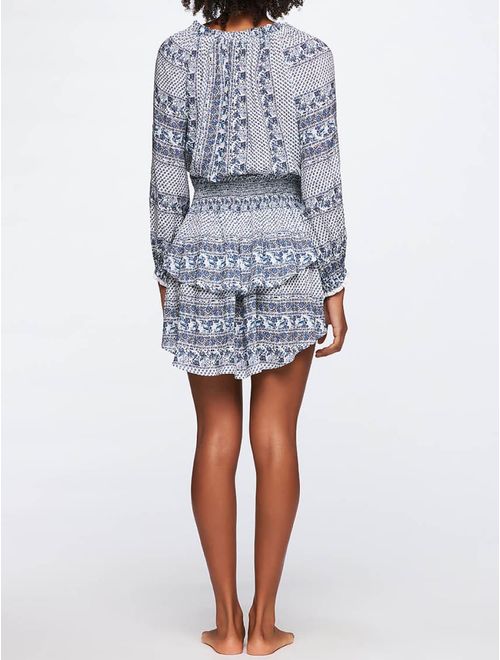 Vestido Curto Estampado Jardim