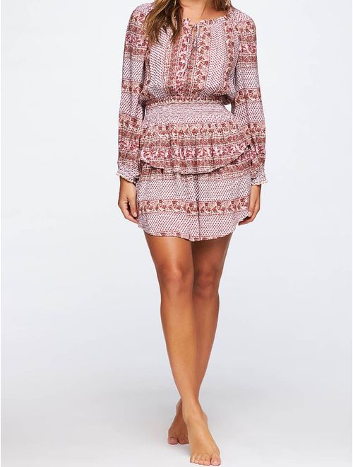 Vestido Curto Estampado Jardim
