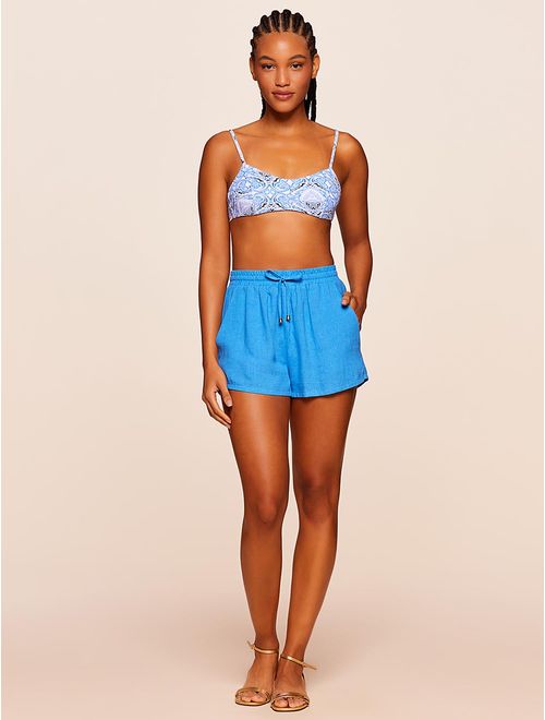 Shorts em Linho Lisos