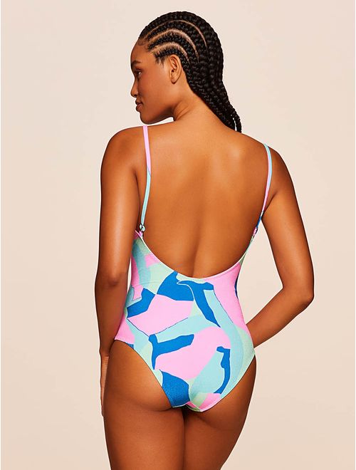 Maiô Básico Estampado Lagoon