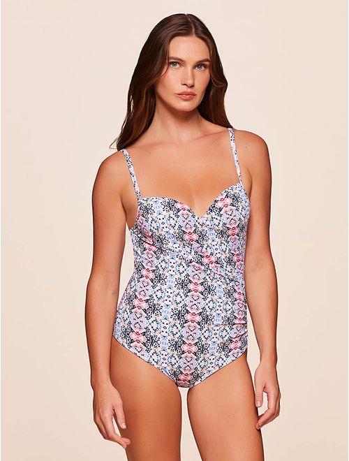Maio Meia Taça Estampado Shine