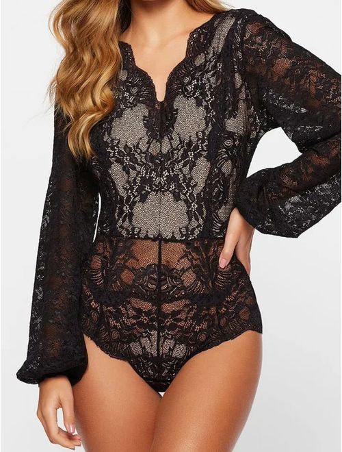 Body Manga Longa Bridal