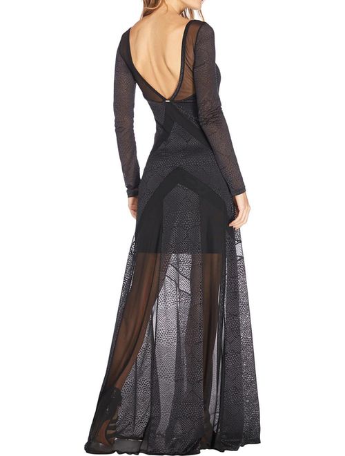Vestido Bodydress com Decote Profundo Runway