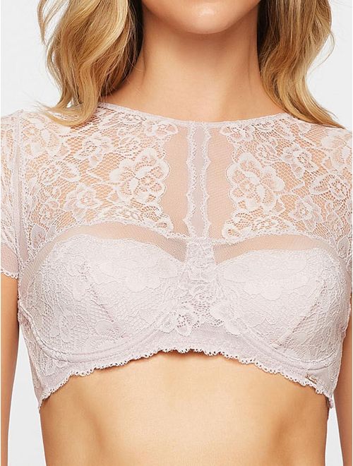 Cropped Leve de Manga Curta Giverny