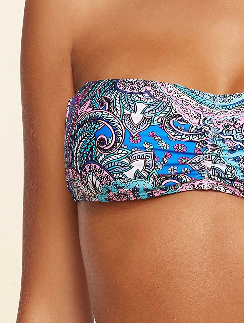 Biquíni Tomara Que Caia Estampado Joy Roxo Água Doce