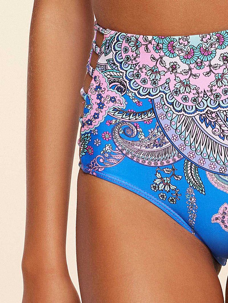 Biquíni Tomara Que Caia Estampado Joy Roxo Água Doce