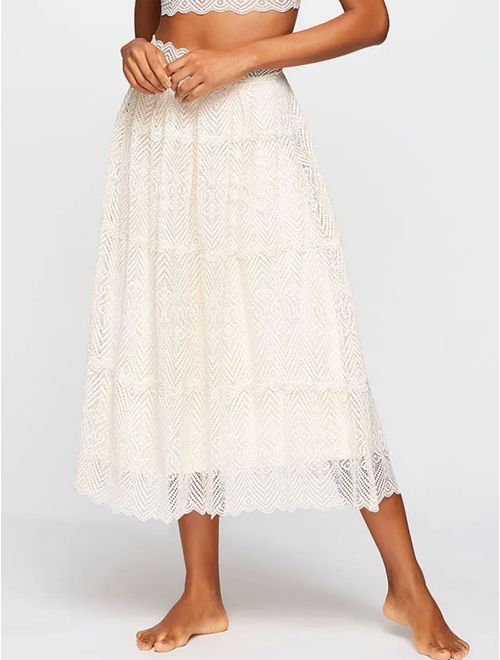Saia Midi Com Anágua Fixa Wishes
