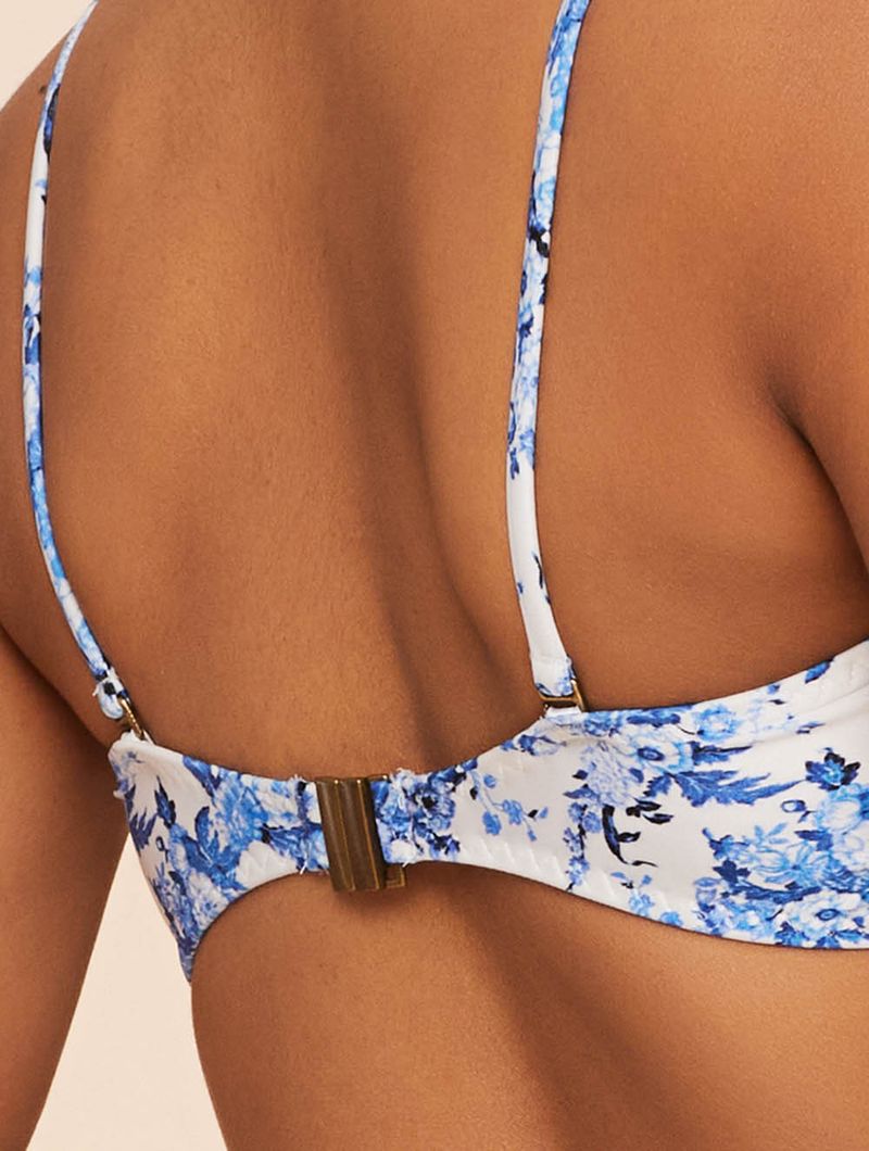 Biquíni Tomara Que Caia Estampado Sweet Azul Água Doce