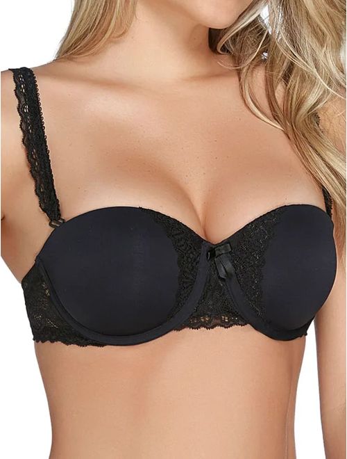 Sutiã básico em renda com alças removíveis