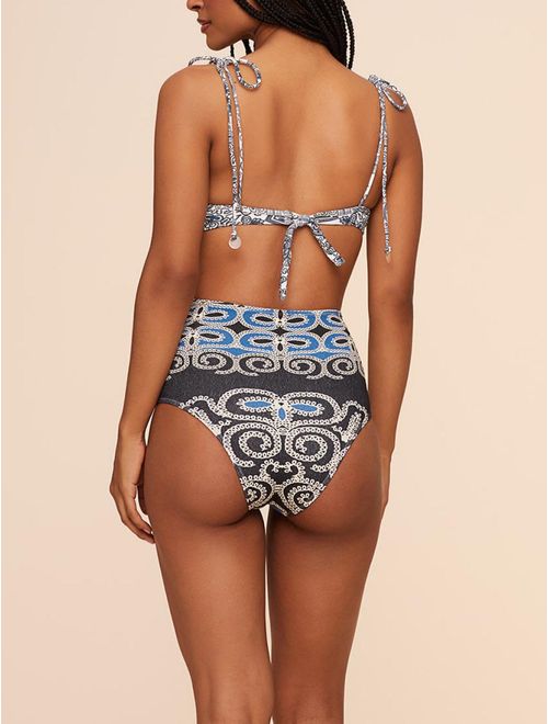 Biquíni Meia Taça Estampado Nordic