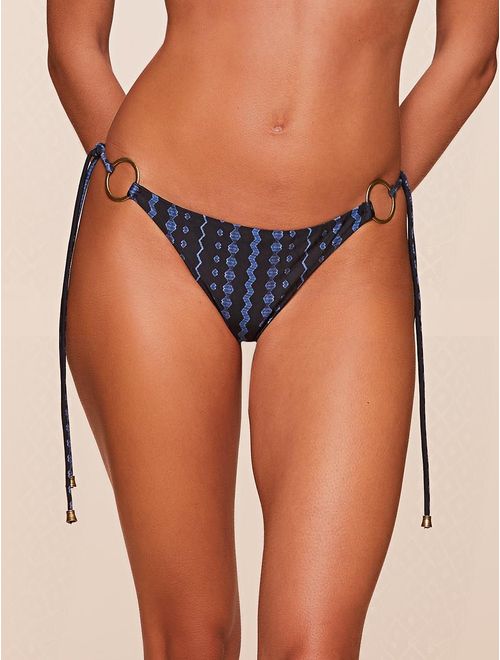 Tanga Amarradinha Estampada Ocean