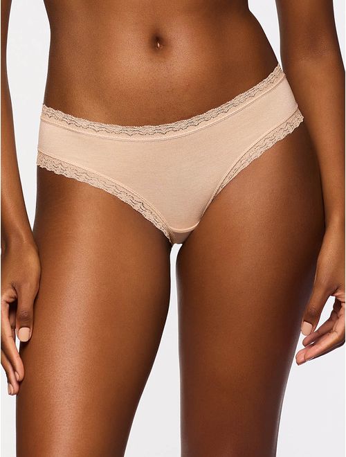 Calcinha Biquíni Com Renda Natural Todo Dia