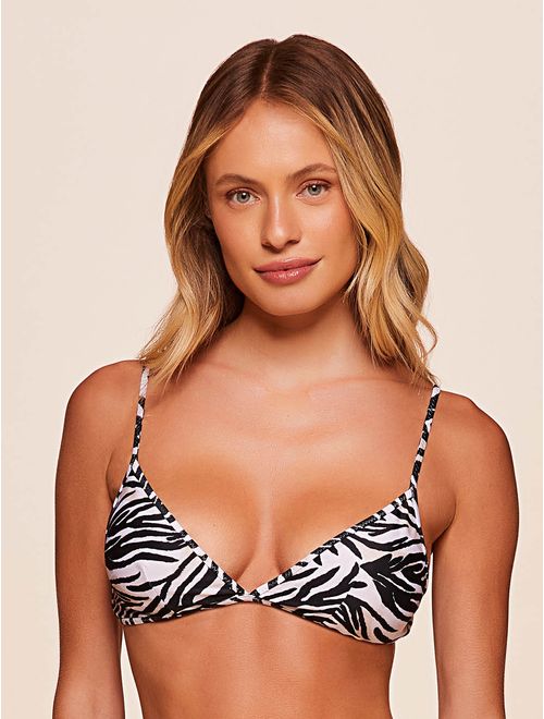 Top Triângulo Estampado Wild
