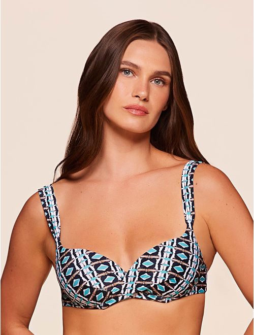 Top Meia Taça Estampado Nomadic