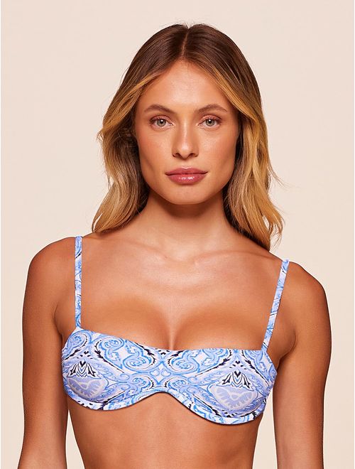 Top Meia Taça Estampado Heaven