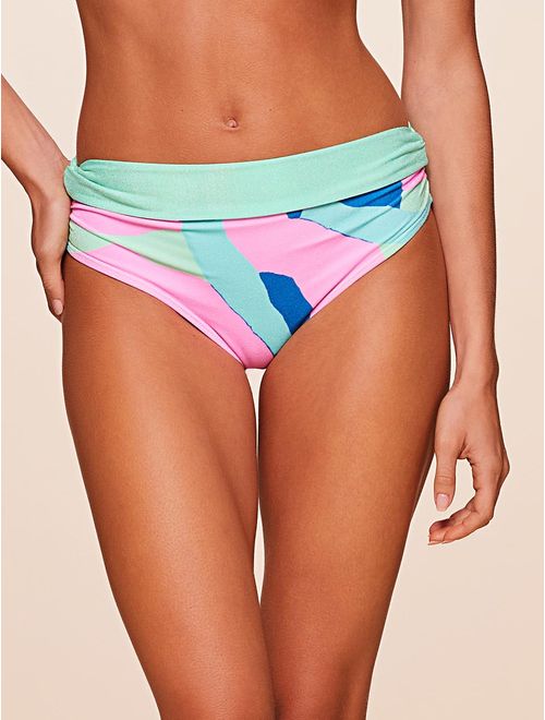 Tanga Faixa Estampado Lagoon