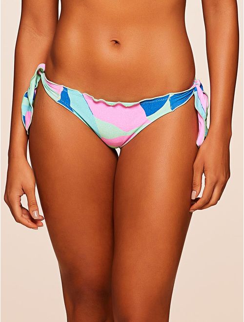 Tanga Amarradinha Estampado Lagoon