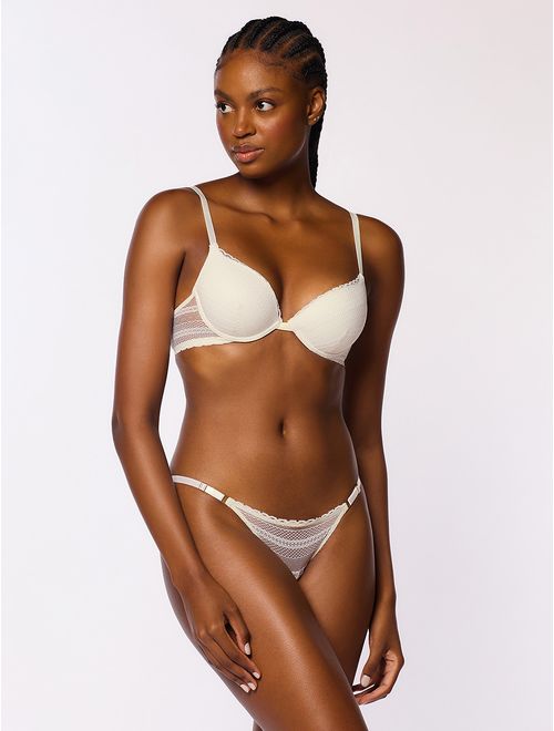 Sutiã Push Up + Calcinha String Âmbar