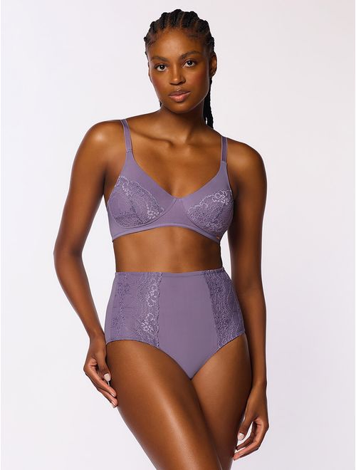 Sutiã Leve Estruturado + Calcinha Hot Pant Renda Essencial