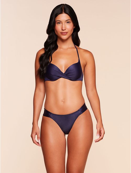 Top Meia Taça + Tanga Lateral Média Lisos