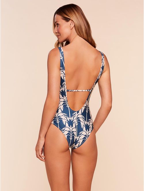 Maiô Transpassado Estampado Oasis