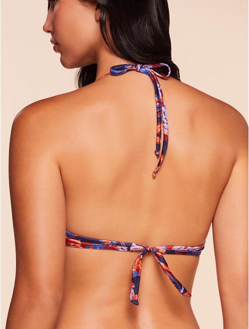 Top Meia Taça Estampado Íris